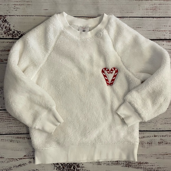 Hanna Anderson Cindy Lou Who The Grinch Marshmallow Sweatshirt 110 Girls size 5 - Picture 1 of 1